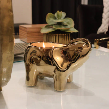 Metallic Gold Elephant